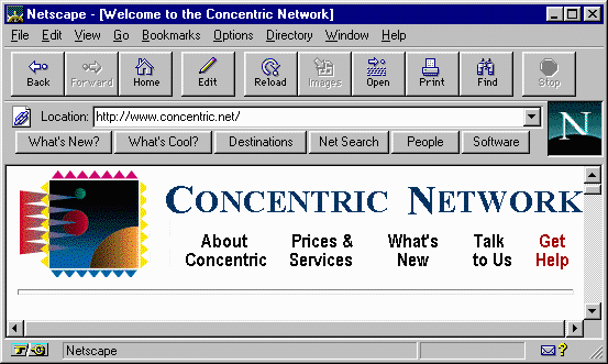 Pic of Netscape Navigator